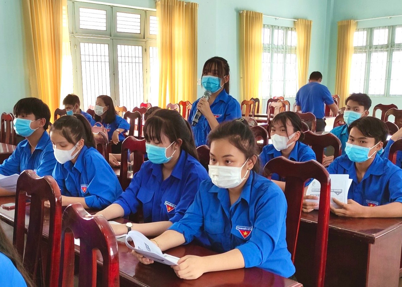 Xã đoàn Chà Là tổ chức lớp bồi dưỡng tìm hiểu về Đoàn TNCS Hồ Chí Minh